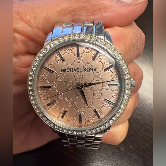 Michael Kors Crystal Bezel Watch - Picture 1 of 5